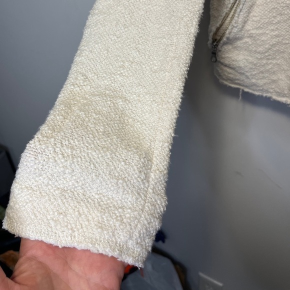 Rebecca Taylor Nuby Knit Cotton Blend Fitted Jacket size 4 - Picture 4 of 13